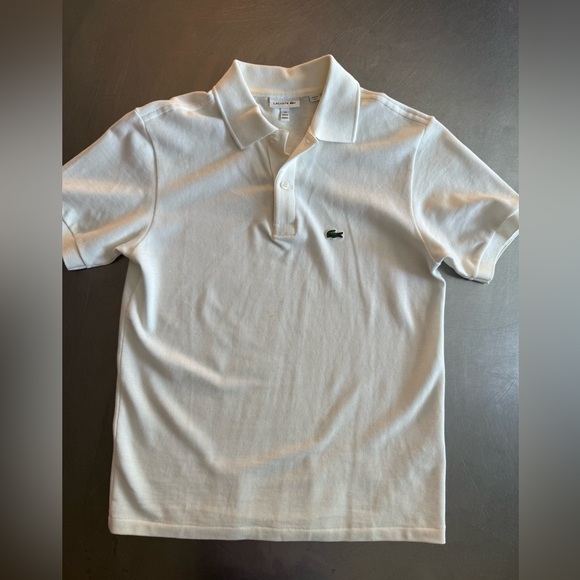 Lacoste White Polo Shirt - Picture 1 of 2